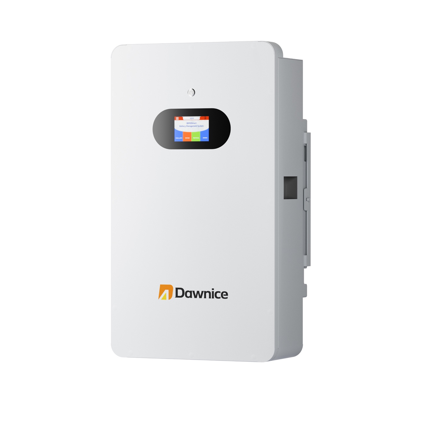 5-kWh-Wandbatterie auf weißem Hintergrund